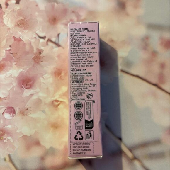 Brand New West & Month Probiotic Skincare Rosehip Eye Balm Size .10 oz - Picture 4 of 4